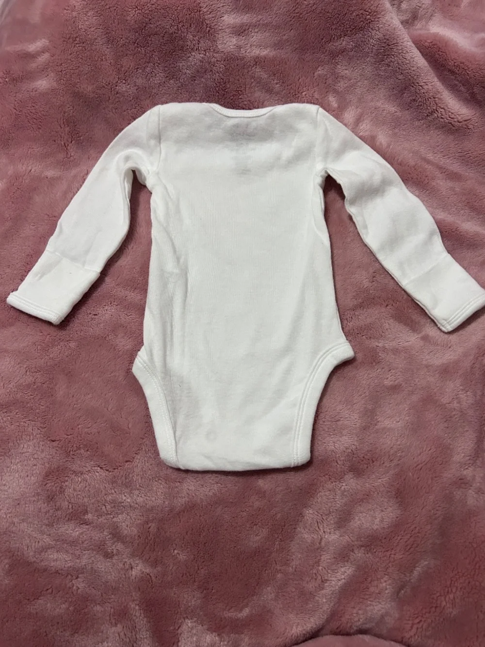 White long sleeve onesie